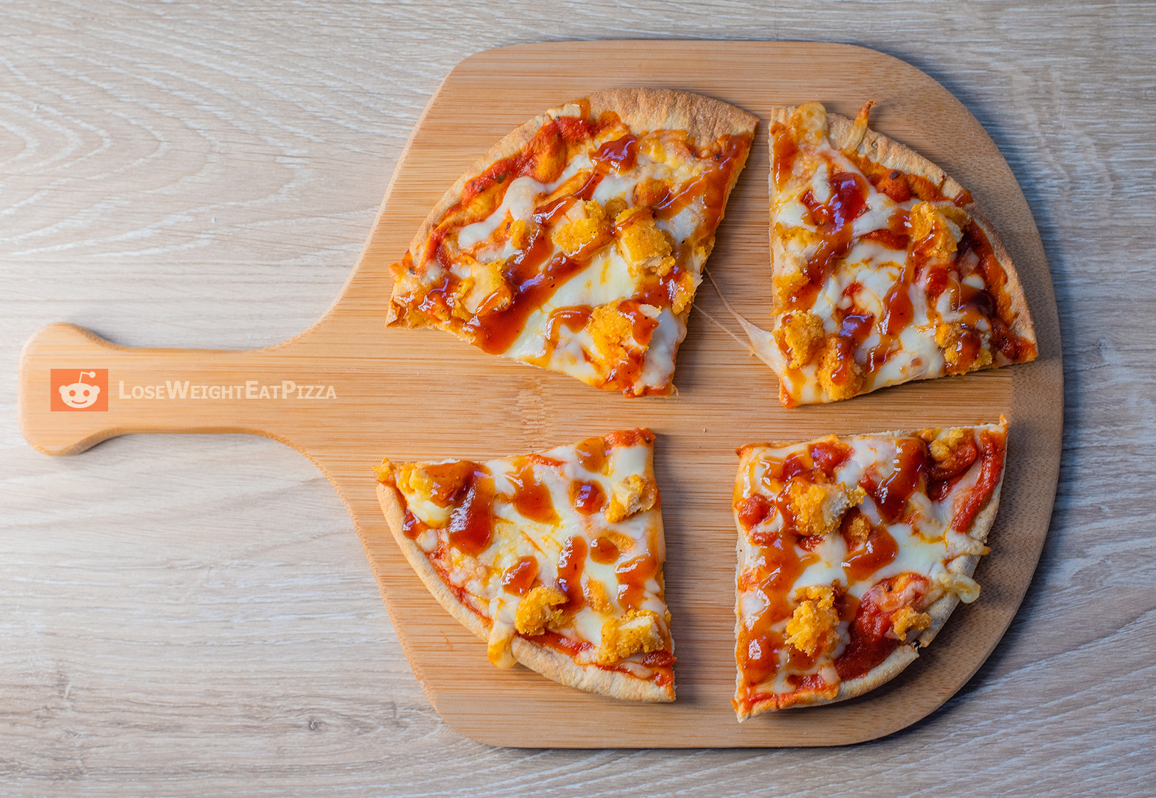 199 Calorie BBQ Chicken Pizza Lose Weight, Eat Pizza