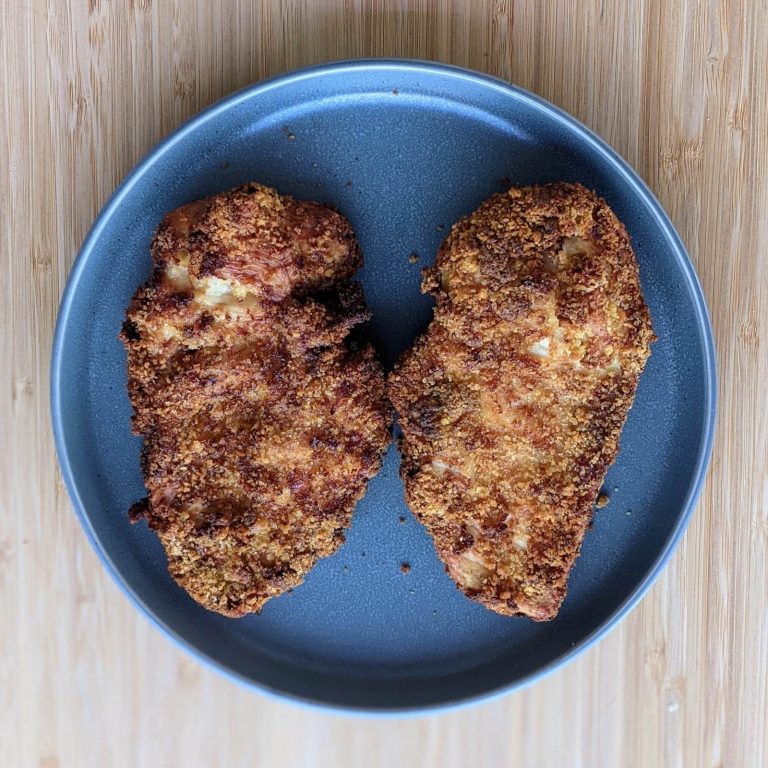 Air Fryer Chicken Cutlets ( Low Calorie, No Egg, No Flour ) Lose