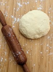 4 Ingredient Pizza Dough ( No Yeast, No Weird Ingredients, 15 Minutes)