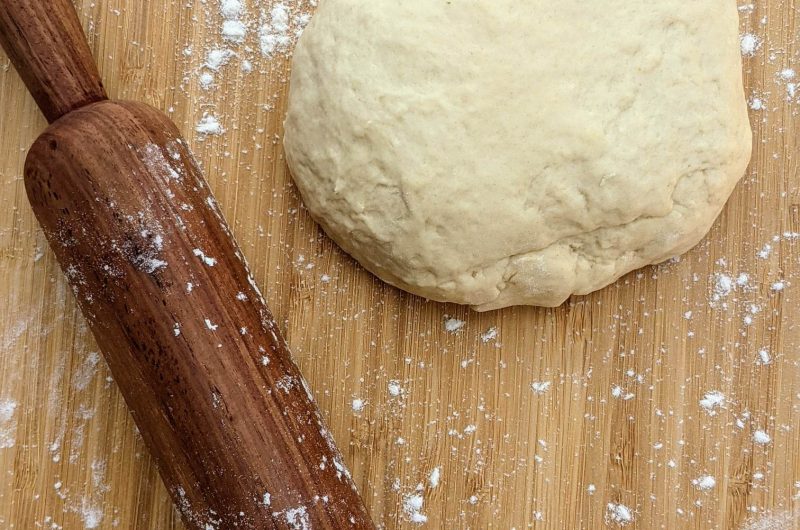 4 Ingredient Pizza Dough ( No Yeast, No Weird Ingredients, 15 minutes)