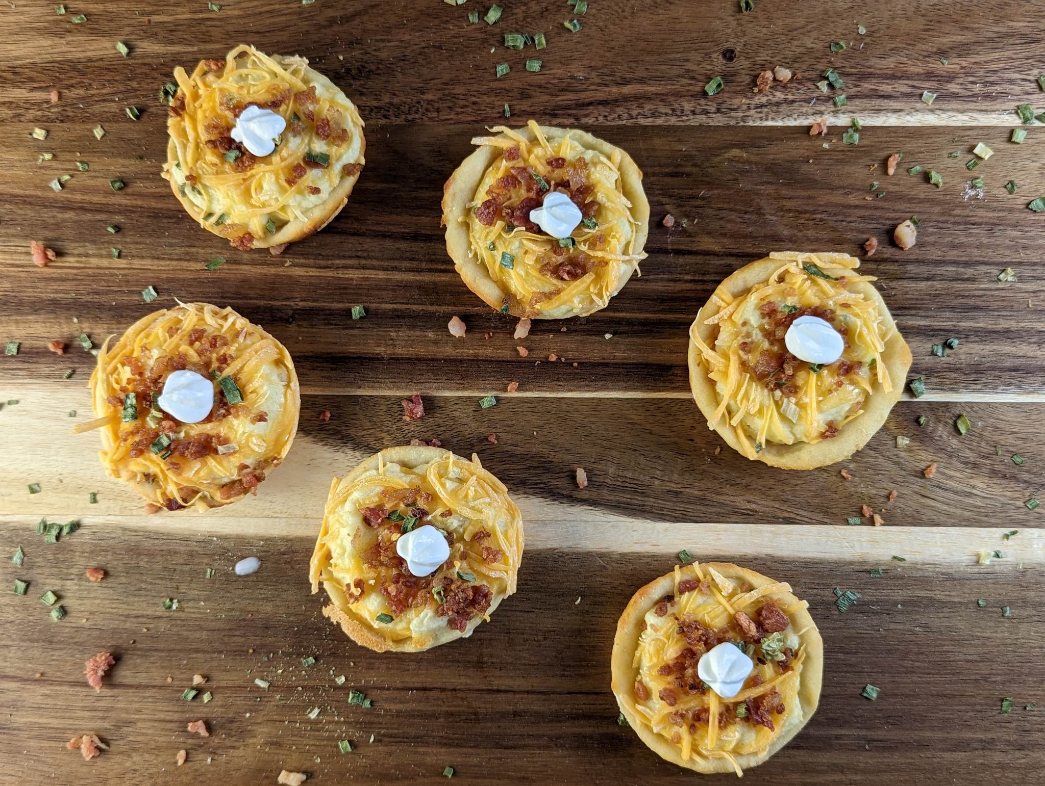 Bacon Cheddar Mashed Potato Bites Lose Weight, Eat Pizza