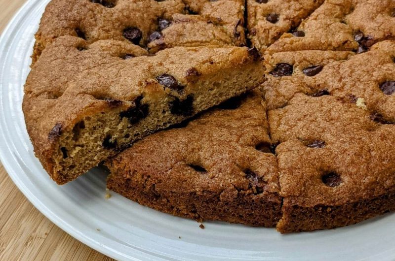 Low Calorie Chocolate Chip Cookie Cake