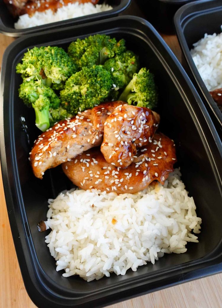 Teriyaki Chicken Meal Prep Bowls