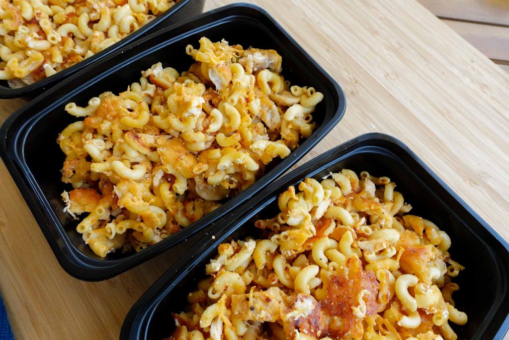 high protein mac and cheese meal prep